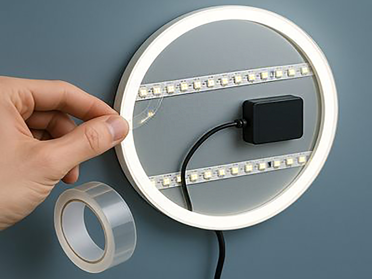 Використання теплопровідного скотчу в led дзеркалах