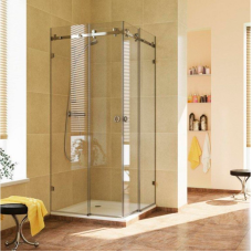 Скляні кутові душові кабіни