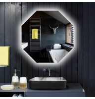 Восьмикутне дзеркало з підсвічуванням Munk Ambilight