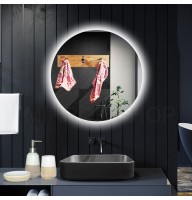 Кругле дзеркало Mier з інтер'єрним LED підсвічуванням Ambilight