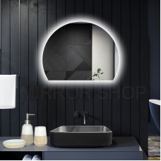 Дзеркало напівкругле з підсвіткою MS-0172